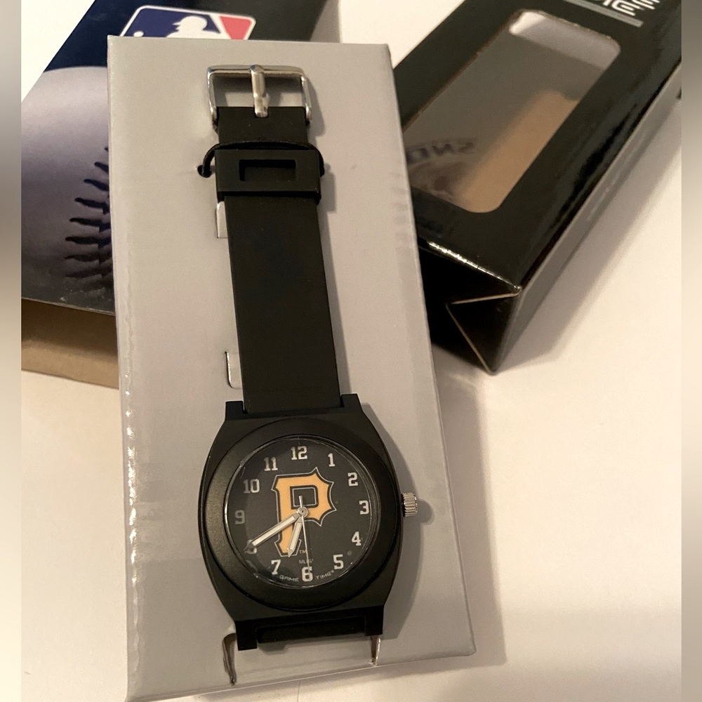 Pittsburgh Pirates Youth Watch Fan Black Series - Game Time